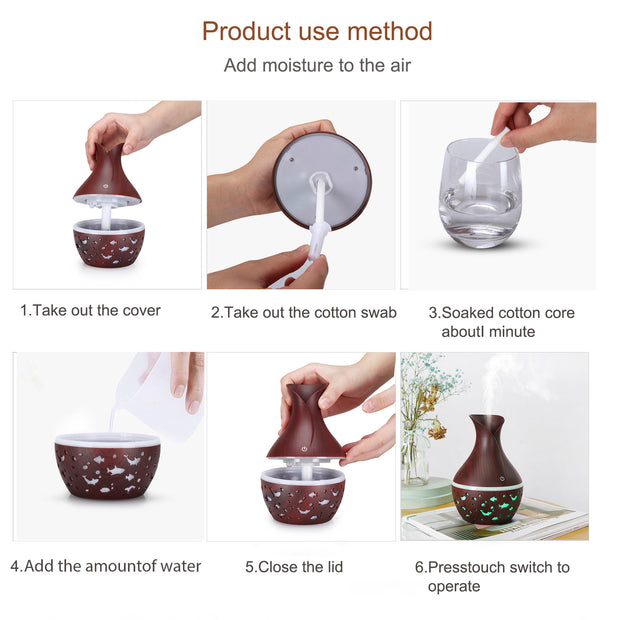 Creative Vase New Humidifier Mini Desktop Animal
