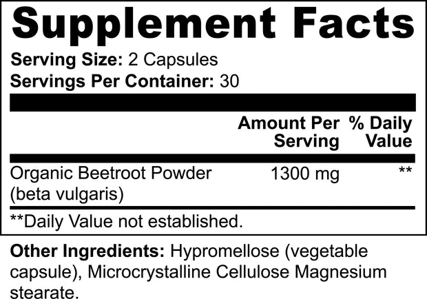 Beetroot Powder Natural Energy, Heart Health Antioxidant Support