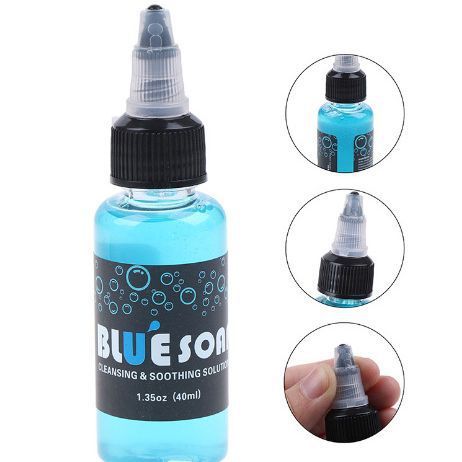 Tattoo Disinfectant Blue Algae Small Bottle 40ml Blue Soap Stock Solution
